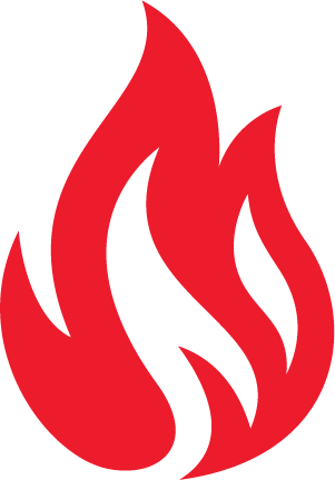 Holy Spirit Flame Logo